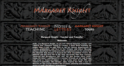 Desktop Screenshot of margaretknight.co.uk